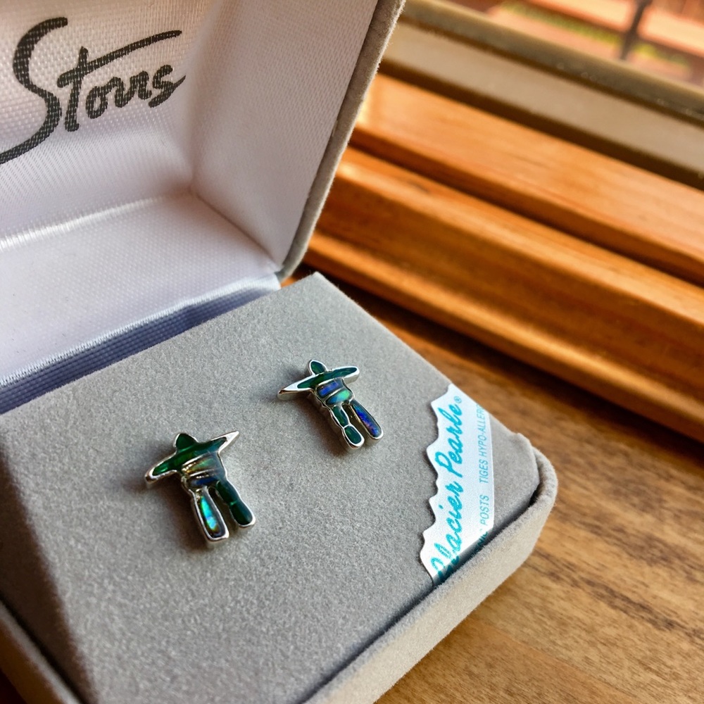 Glacier Pearle Hypo-allergenic Stone Earrings